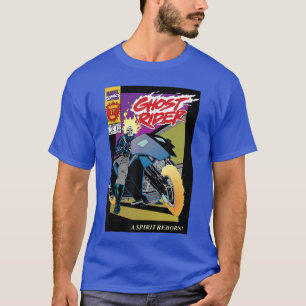 Camiseta Capa da Marvel Ghost Rider Número 1 com garota