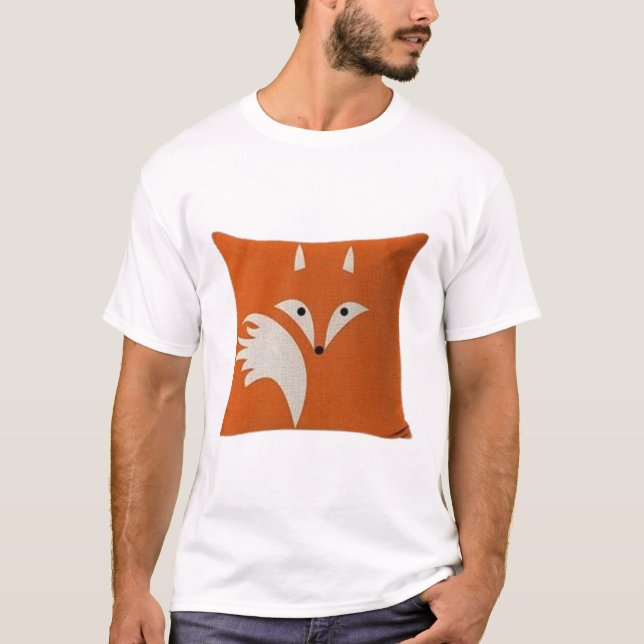 Camiseta Capa de almofada de algodão e linho para decorar a (Frente)