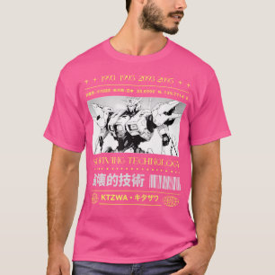 Camiseta Capa de Animes de Arte Cyberpunk em Tóquio