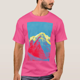 Camiseta Capa de Baseball do Monte Branco
