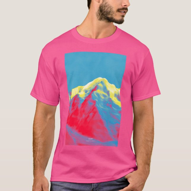Camiseta Capa de Baseball do Monte Branco (Frente)