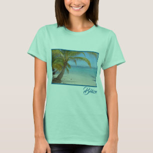 Camiseta Capa de Mar de Caribe de Praia de Belize Tropical
