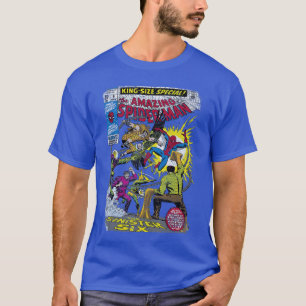 Camiseta Capa de Quadrinho dos Vilões Sinistros do Marvel S