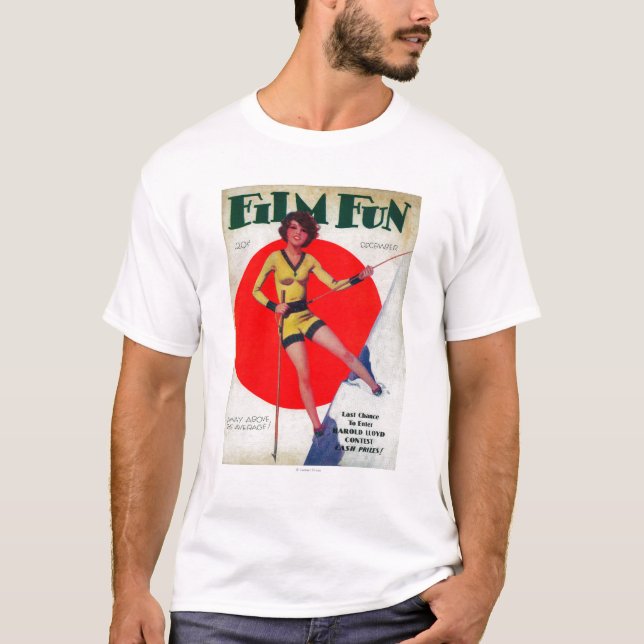 Camiseta Capa de revista 3 do divertimento do filme (Frente)