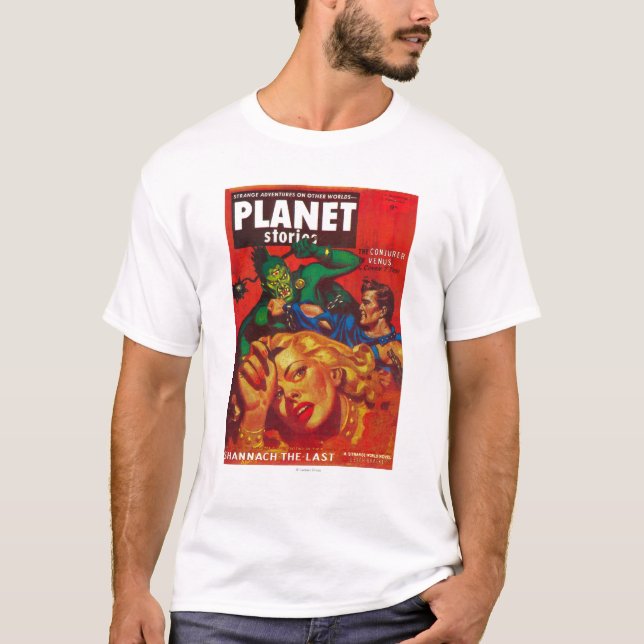 Camiseta Capa de revista 7 das histórias do planeta (Frente)