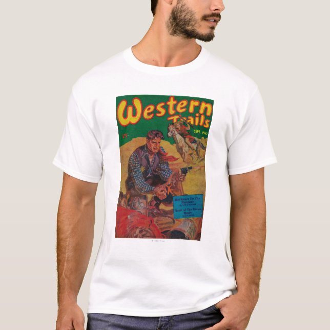 Camiseta Capa de revista ocidental 2 das fugas (Frente)