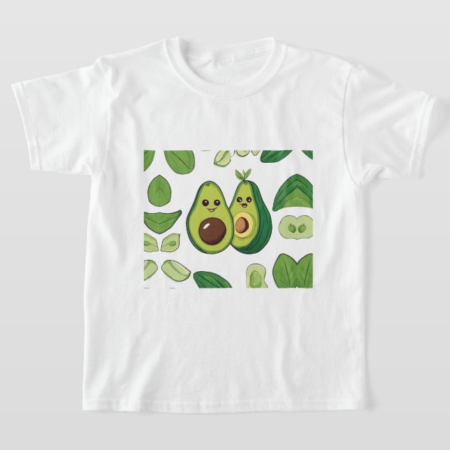 Camiseta Capa de telefone de Casal Avocado | Funny Kawaii F (Postura )