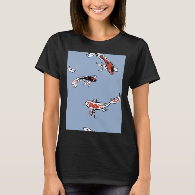 Camiseta Capa de telefone de padrão de peixe Koi (Frente)