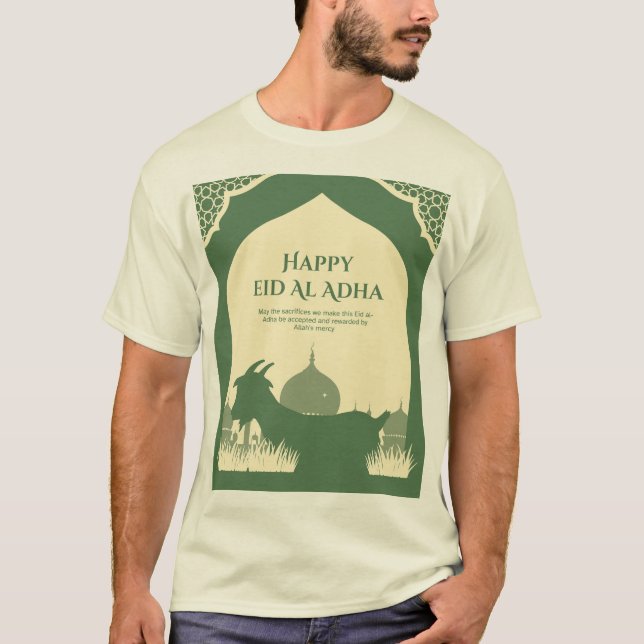 Camiseta Capa de Telefone Eid al Adha 🌙✨ Design Islâmico E (Frente)