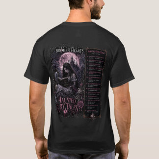 CAMISETA CAPA DO ÁLBUM DE CONTOS DE FADAS ASSOMBRADOS