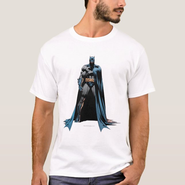 Camiseta Capa do Batman sobre um dos lados (Frente)