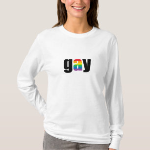 Camiseta Capa longa alegre do AA Hoody das senhoras