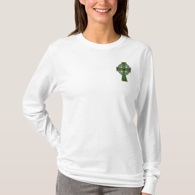 CAMISETA CAPA LONGA CRISTÃ IRLANDESA (Frente)