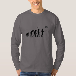Camiseta Capa longa da evolução do zangão