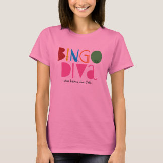 Camiseta Capa longa das senhoras da diva do Bingo