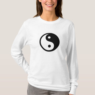 Camiseta Capa longa das senhoras de Yin Yang