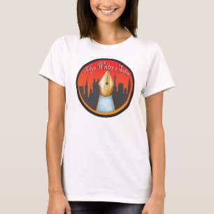 Camiseta Capa longa das senhoras do salão de beleza dos