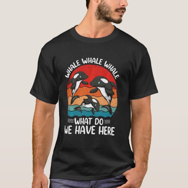 Camiseta Capa longa de baleia (Frente)