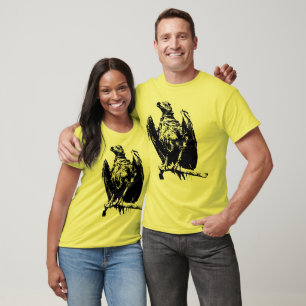 Camiseta Capa longa de Eagle do zombi
