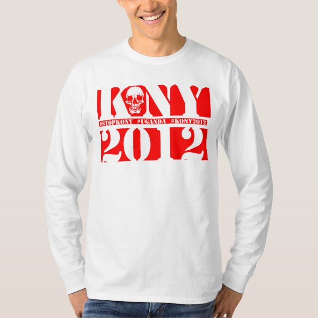Camiseta Capa longa de KONY 2012 (Frente)
