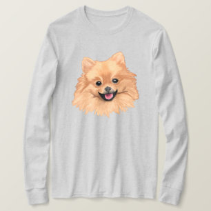 Camiseta Capa longa de Pomeranian