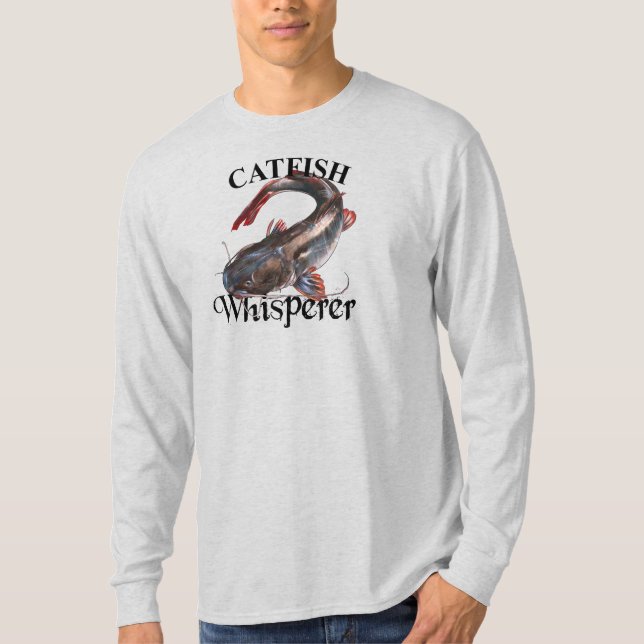 Camiseta Capa Longa De Sussura De Peixe-Gato (Frente)