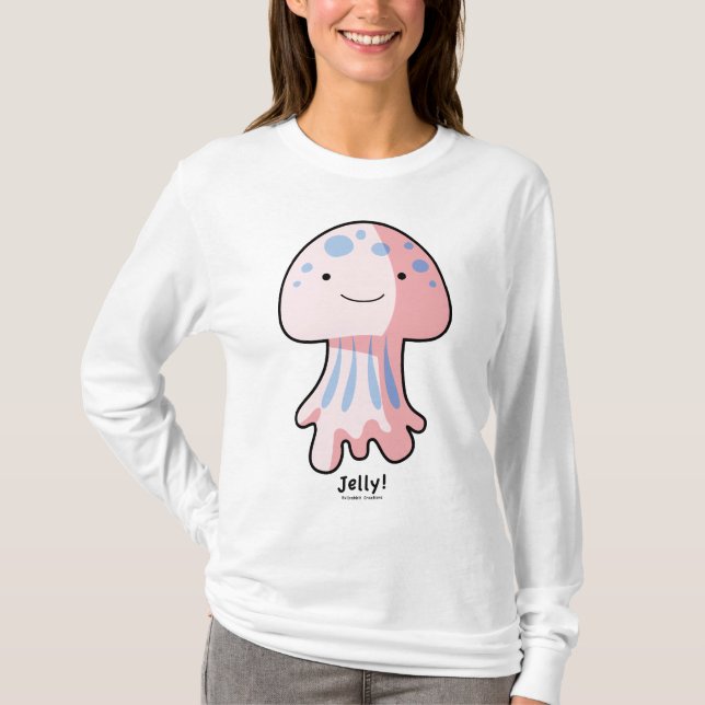 Camiseta Capa longa do AA Hoody das senhoras das medusas (Frente)
