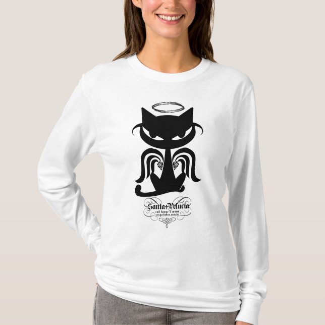 Camiseta Capa longa do AA Hoody das senhoras do (Frente)