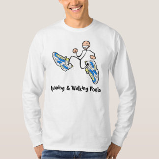 Camiseta Capa longa do algodão dos tolos