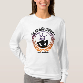 Camiseta Capa longa do estilo rude de Gurl