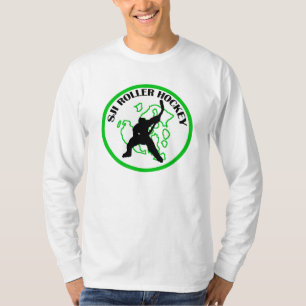 Camiseta Capa longa do hóquei do rolo de SJI (parte