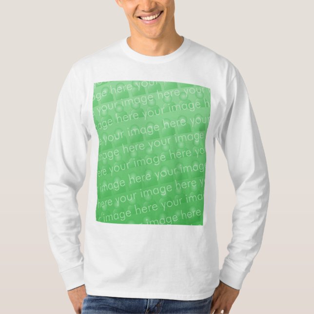 Camiseta Capa longa do roupa americano (cabida) (Frente)
