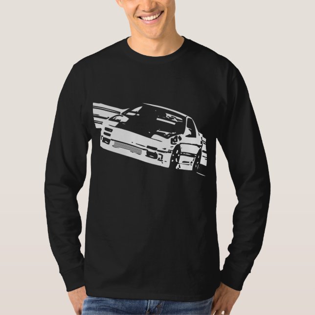 Camiseta Capa longa lateral de Mazda RX-7 FC3S (Frente)