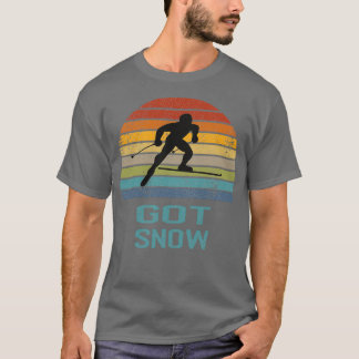 Camiseta Capa longa retrô de esqui
