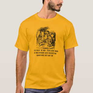 Camiseta Capa longa T da reabilitação irónica de Alice (