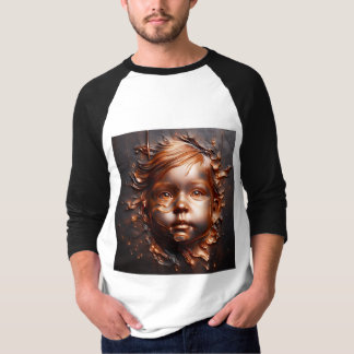 Camiseta Capa Raglan Tee Com Expressão De Arte -3