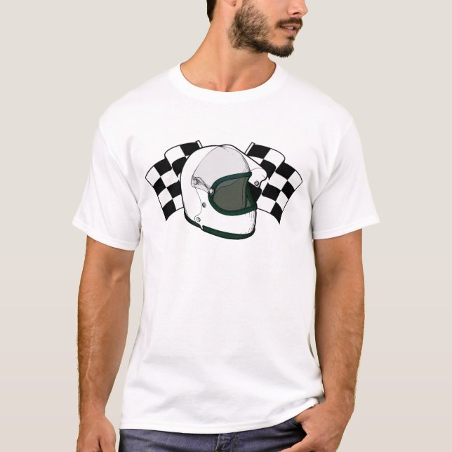 Camiseta Capacete & bandeiras (Frente)