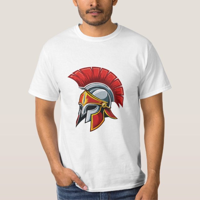 Camiseta Capacete coríntio grego antigo (Frente)