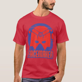 Camiseta Capacete da DC Comics Peacemaker com Distintivo de