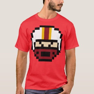 Camiseta Capacete de 8 bits Monroe TShirt