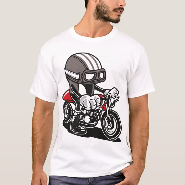 Camiseta Capacete de Caferacer (Frente)
