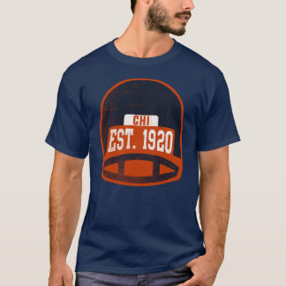 Camiseta Capacete de Futebol Americano Chicago Retro Oversi