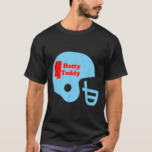 Camiseta Capacete de Futebol Hotty Toddy Com Contorno do Es