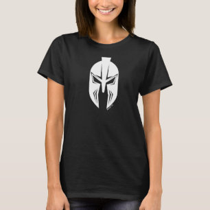 Camiseta Capacete de Gladiador Grande Capacete Espartano Mo