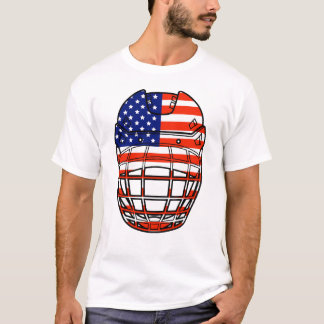 Camiseta Capacete de Hóquei no Gelo - EUA