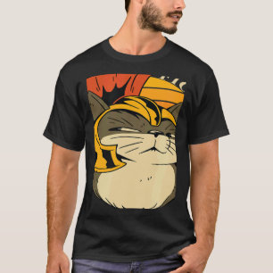 Camiseta Capacete de Soldado Romano Gato Fantasia Um Kit de