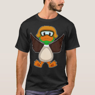 Camiseta Capacete de Voo de Pato