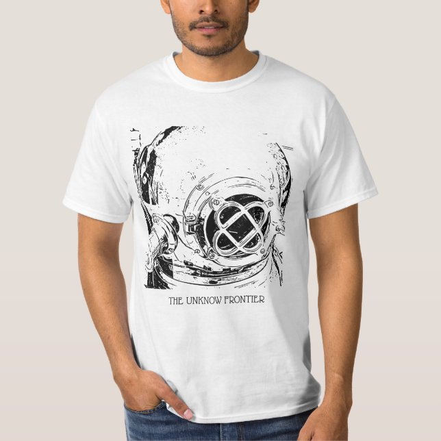 Camiseta Capacete do mergulho (Frente)