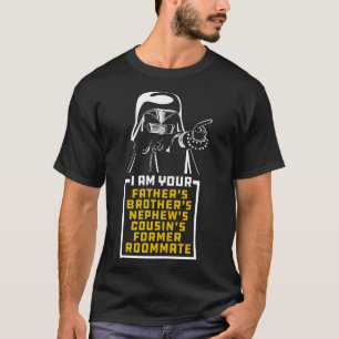 Camiseta Capacete Escuro Eu sou Seus Pais Irmãos Sobrinhos