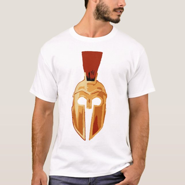 Camiseta Capacete espartano (Frente)